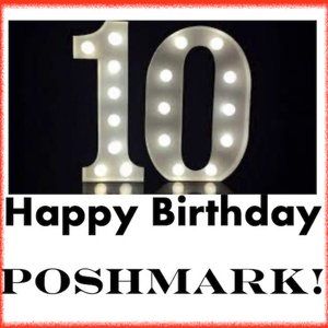 HAPPY 10th BIRTHDAY POSHMARK!!!